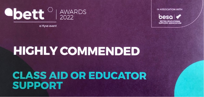 Electronic Phonics – ‘Highly commended’ at BETT