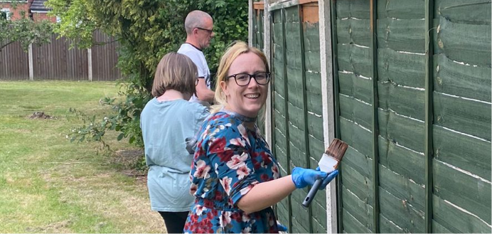 Findel lends another hand at Corrie Primary School