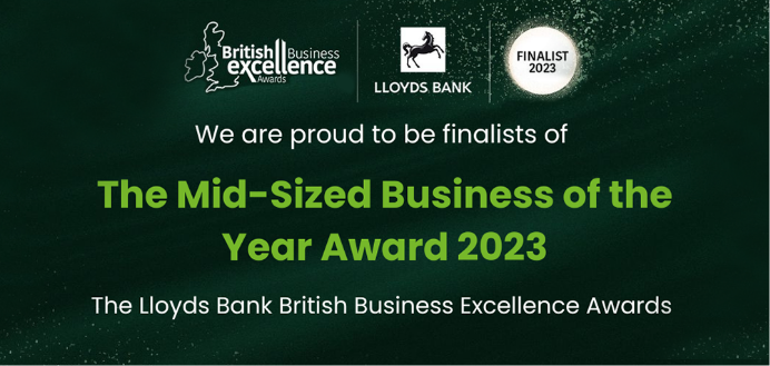 Findel is announced as a finalist at the British Business Excellence Awards