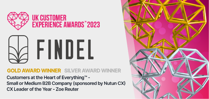 Findel Emerges Victorious at UK Customer Experience Awards 2023
